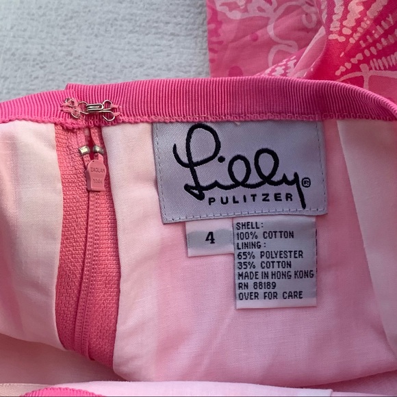 Lilly Pulitzer seashell pink skirt size 4 - Picture 6 of 10